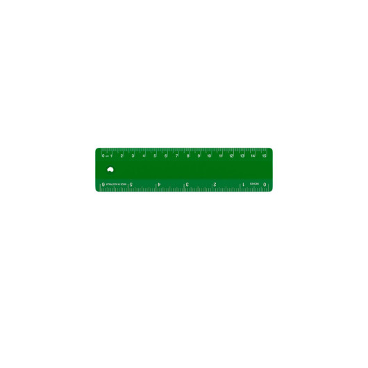 15cm Rulers Green